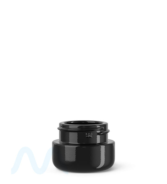 POLLEN GEAR | HiLine Glossy Black Glass Concentrate Containers | 36mm - 5mL - 308 Count