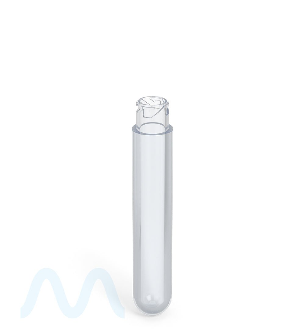 POLLEN GEAR | Transparent Pre - Roll & Vaporizer Tall Round Plastic Slim Tubes | 109mm - Clear - 1000 Count - 2