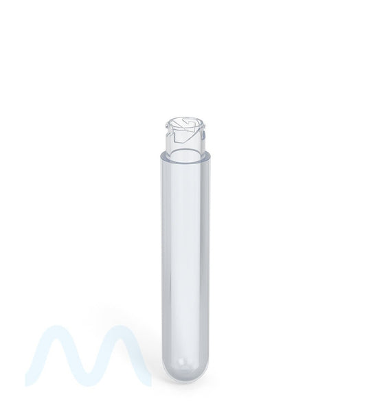 POLLEN GEAR | Transparent Pre - Roll & Vaporizer Tall Round Plastic Slim Tubes | 109mm - Clear - 1000 Count - 2