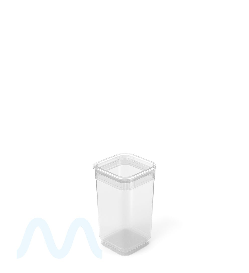 POLLEN GEAR | Child Resistant 100% Recyclable Transparent Clear Pop Box Pop Top Bottles | 13dr - 2.5g - 825 Count - 5