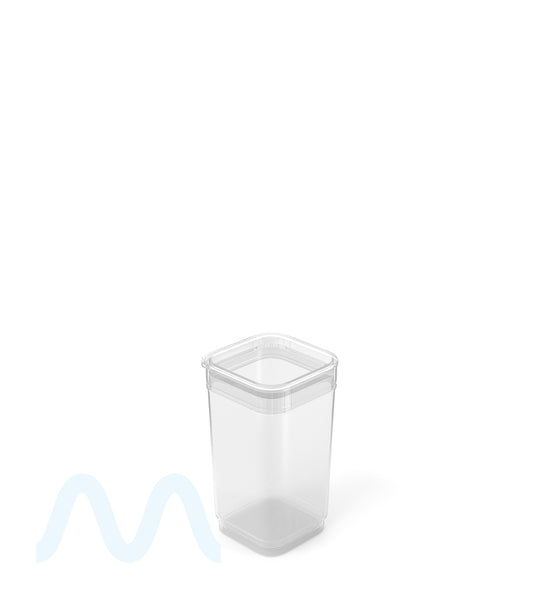 POLLEN GEAR | Child Resistant 100% Recyclable Transparent Clear Pop Box Pop Top Bottles | 13dr - 2.5g - 825 Count