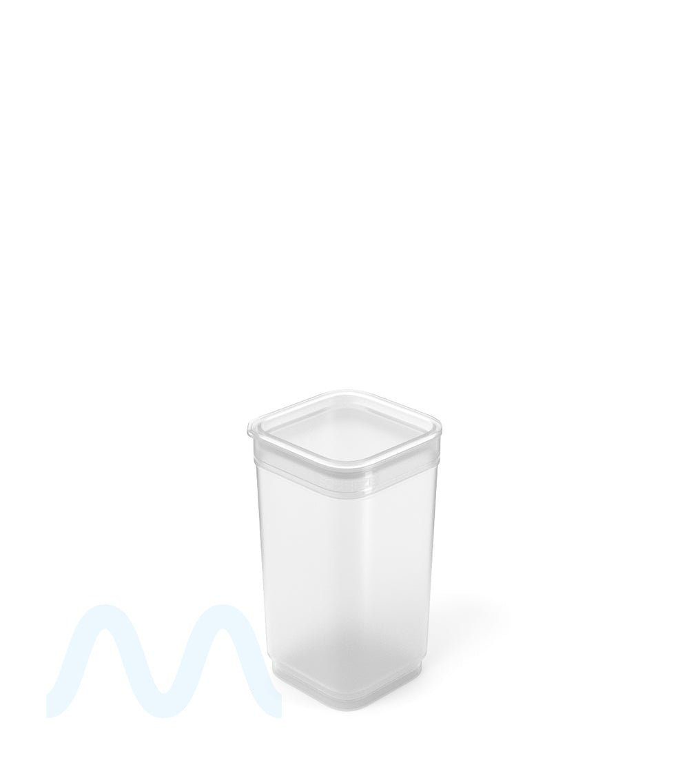 POLLEN GEAR | Child Resistant 100% Recyclable Transparent Clear Pop Box Pop Top Bottles | 20dr - 3.5g - 590 Count - 5