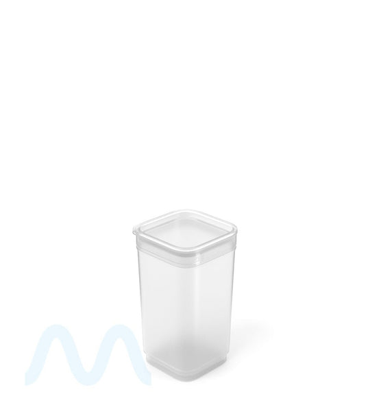 POLLEN GEAR | Child Resistant 100% Recyclable Transparent Clear Pop Box Pop Top Bottles | 20dr - 3.5g - 590 Count - 5