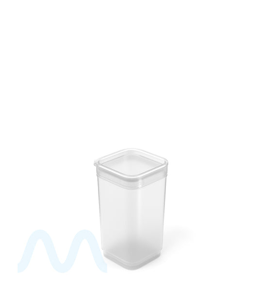 POLLEN GEAR | Child Resistant 100% Recyclable Transparent Clear Pop Box Pop Top Bottles | 20dr - 3.5g - 590 Count