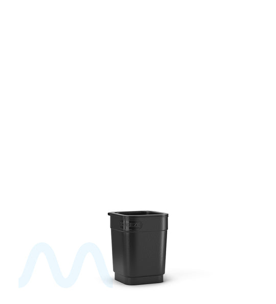 POLLEN GEAR | Child Resistant 100% Recyclable Opaque Black Pop Box Pop Top Bottles | 6dr - 1g - 1632 Count