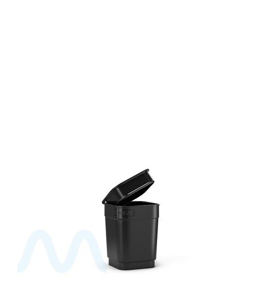 POLLEN GEAR | Child Resistant 100% Recyclable Opaque Black Pop Box Pop Top Bottles | 6dr - 1g - 1632 Count - 4