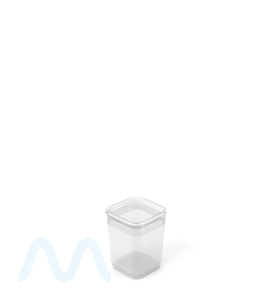 POLLEN GEAR | Child Resistant 100% Recyclable Glossy Clear Pop Box Pop Top Bottles | 6dr - 1g - 1632 Count