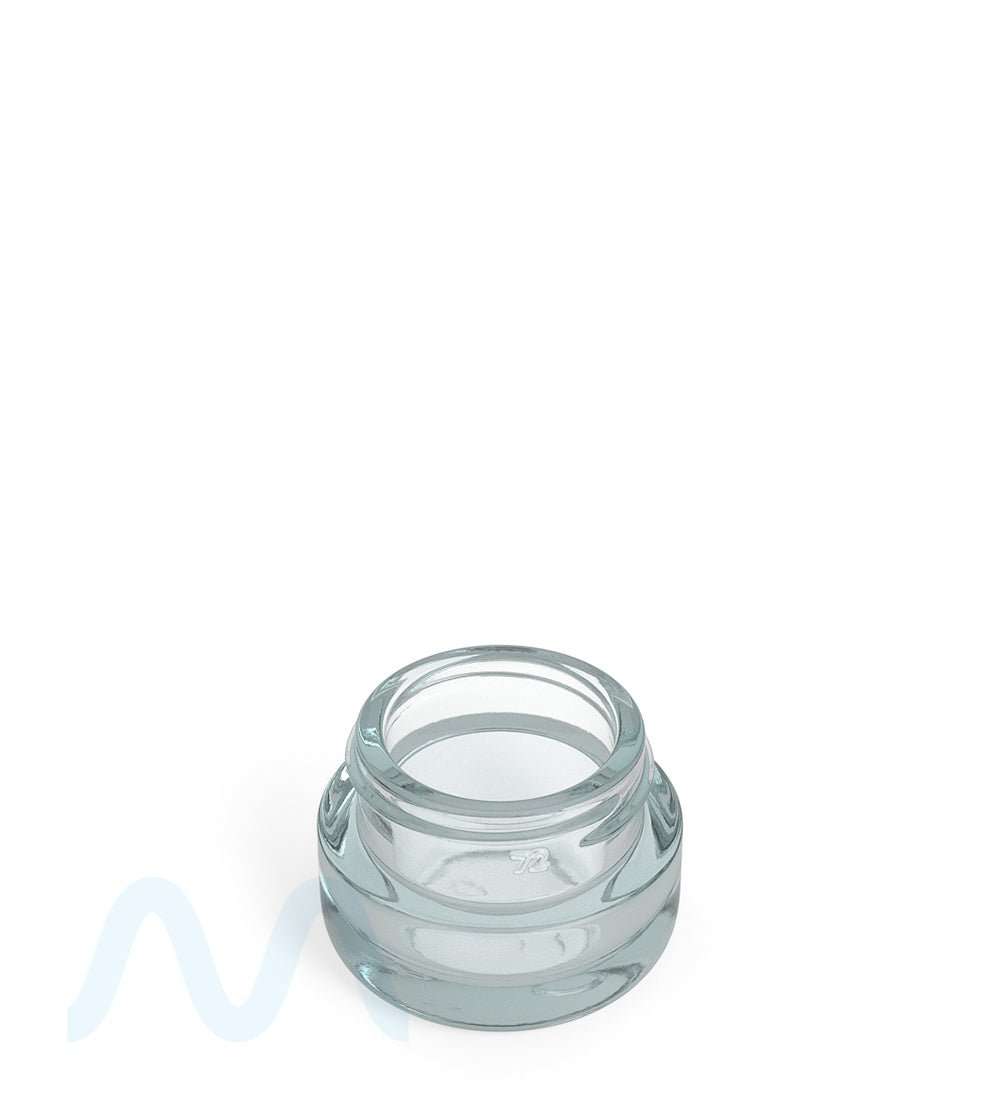 POLLEN GEAR | HiLine Glossy Clear Glass Concentrate Containers | 36mm - 5mL - 308 Count - 1