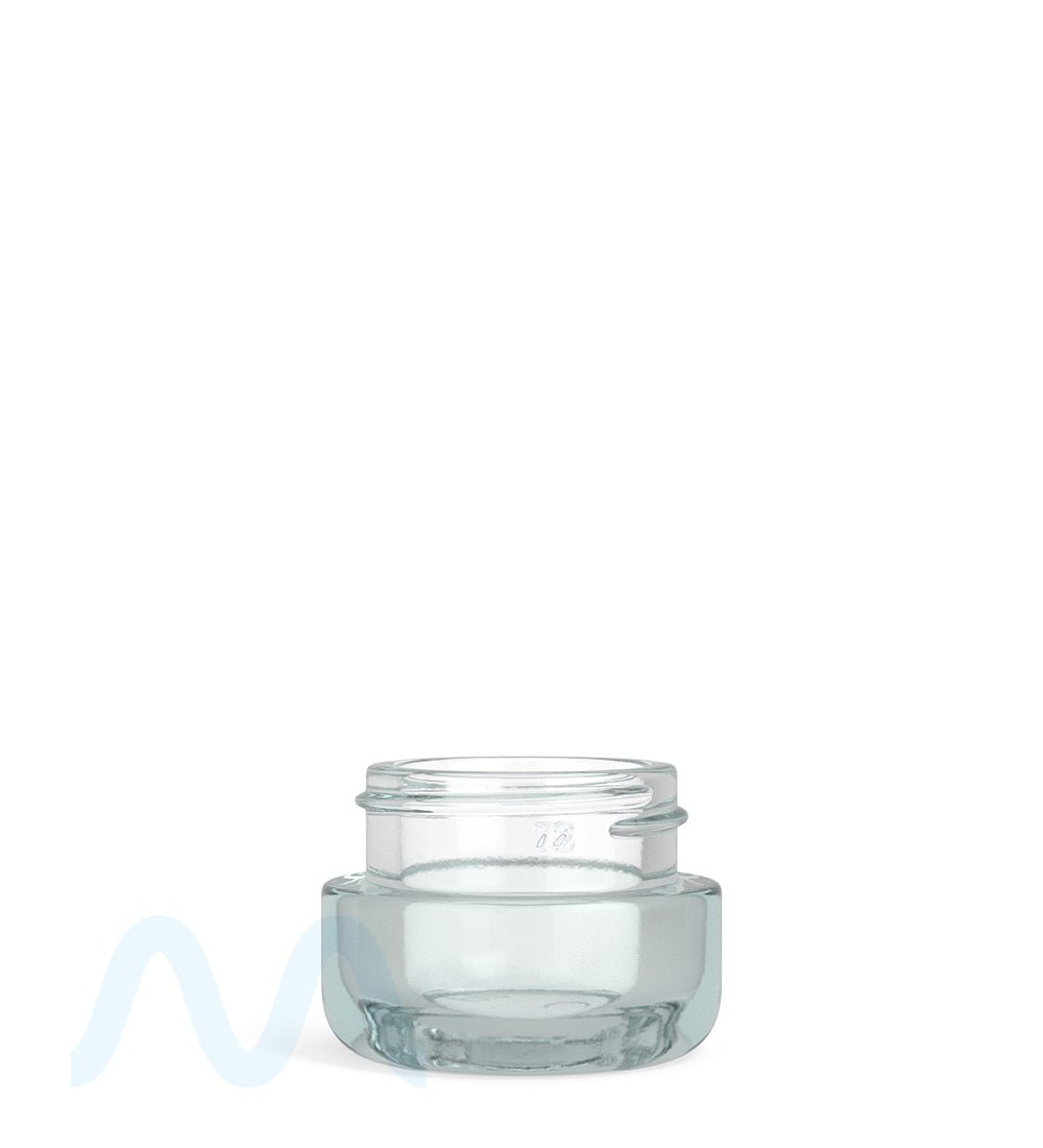 POLLEN GEAR | HiLine Glossy Clear Glass Concentrate Containers | 36mm - 5mL - 308 Count - 2