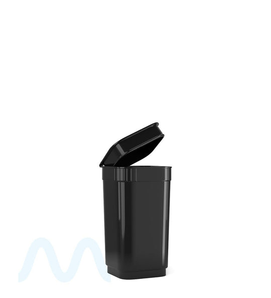 POLLEN GEAR | Child Resistant 100% Recyclable Opaque Black Pop Box Pop Top Bottles | 20dr - 3.5g - 590 Count - 4