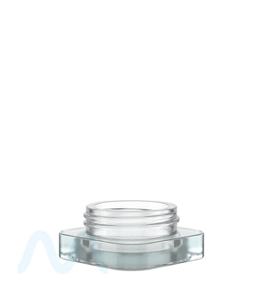 POLLEN GEAR | SoftSquare Clear Glass Concentrate Jar | 38mm - 5mL - 360 Count - 2