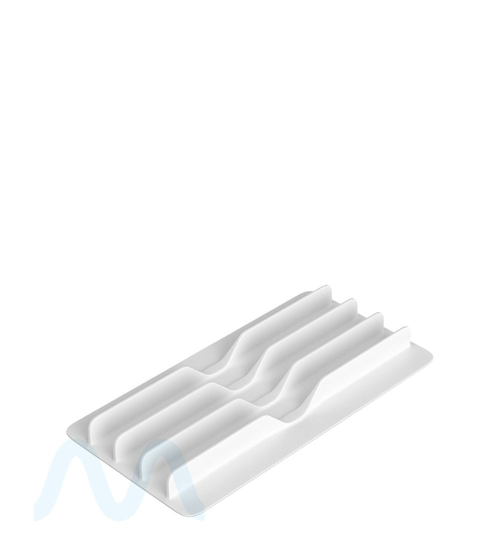 POLLEN GEAR | SnapTech Large White Plastic Pre - Roll Insert Tray | 110mm - Plastic - 2500 Count - 4