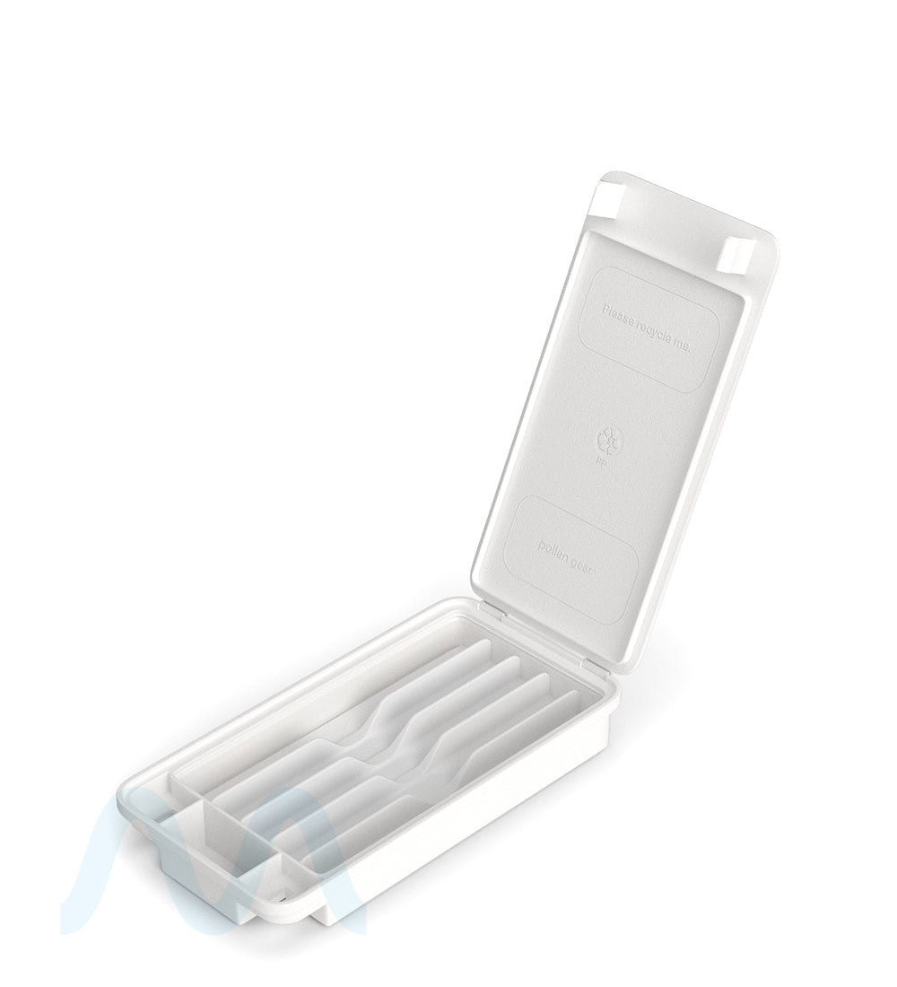 POLLEN GEAR | SnapTech Large White Plastic Pre - Roll Insert Tray | 110mm - Plastic - 2500 Count - 6