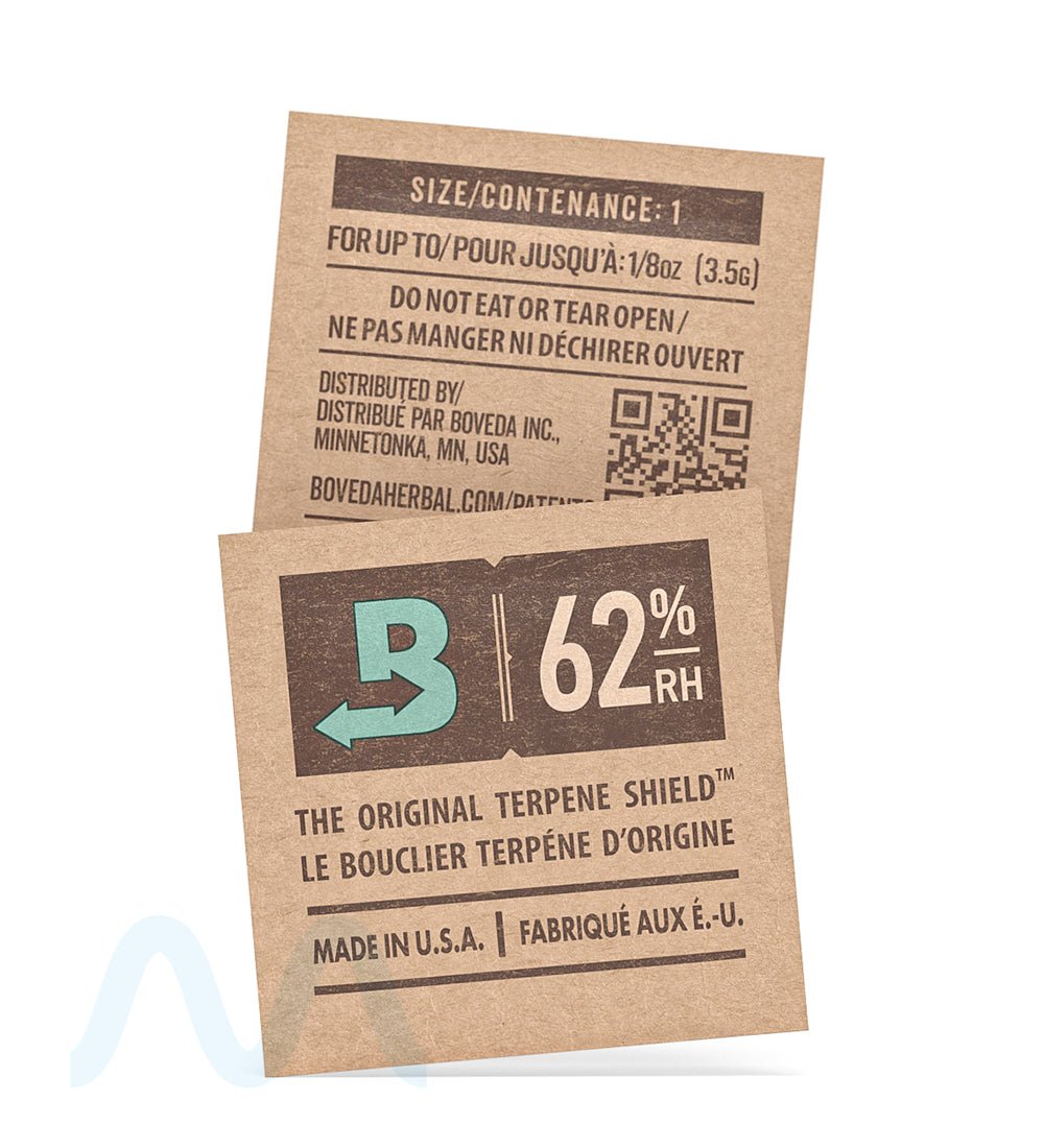 BOVEDA | Humidity Control Packs | 1 Grams - 62% - 1500 Count - 3