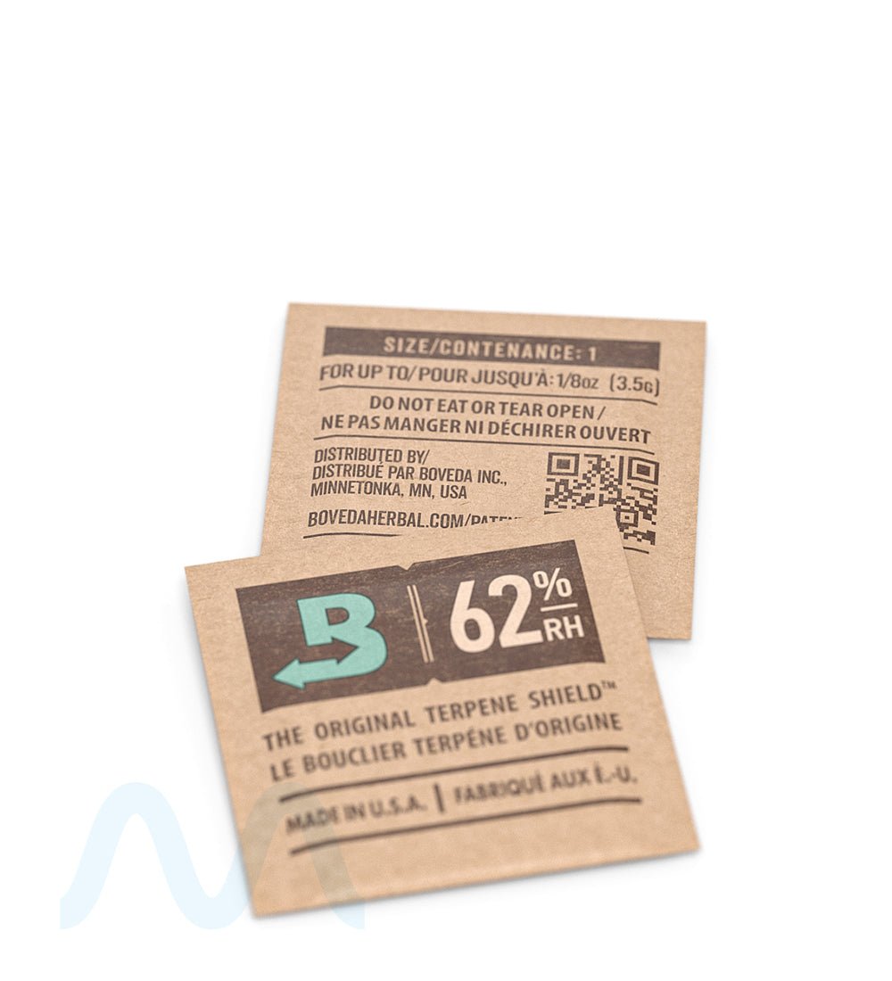 BOVEDA | Humidity Control Packs | 1 Grams - 62% - 1500 Count - 5