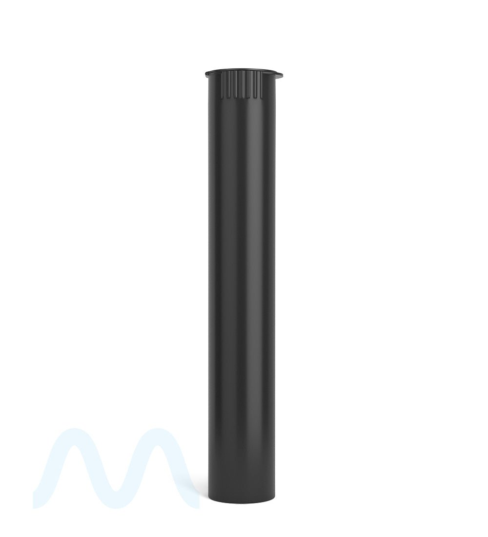 Child Resistant & Sustainable | 100% Biodegradable Pop Top Plastic Pre - Roll Tubes | 116mm - Black - 1000 Count - 2