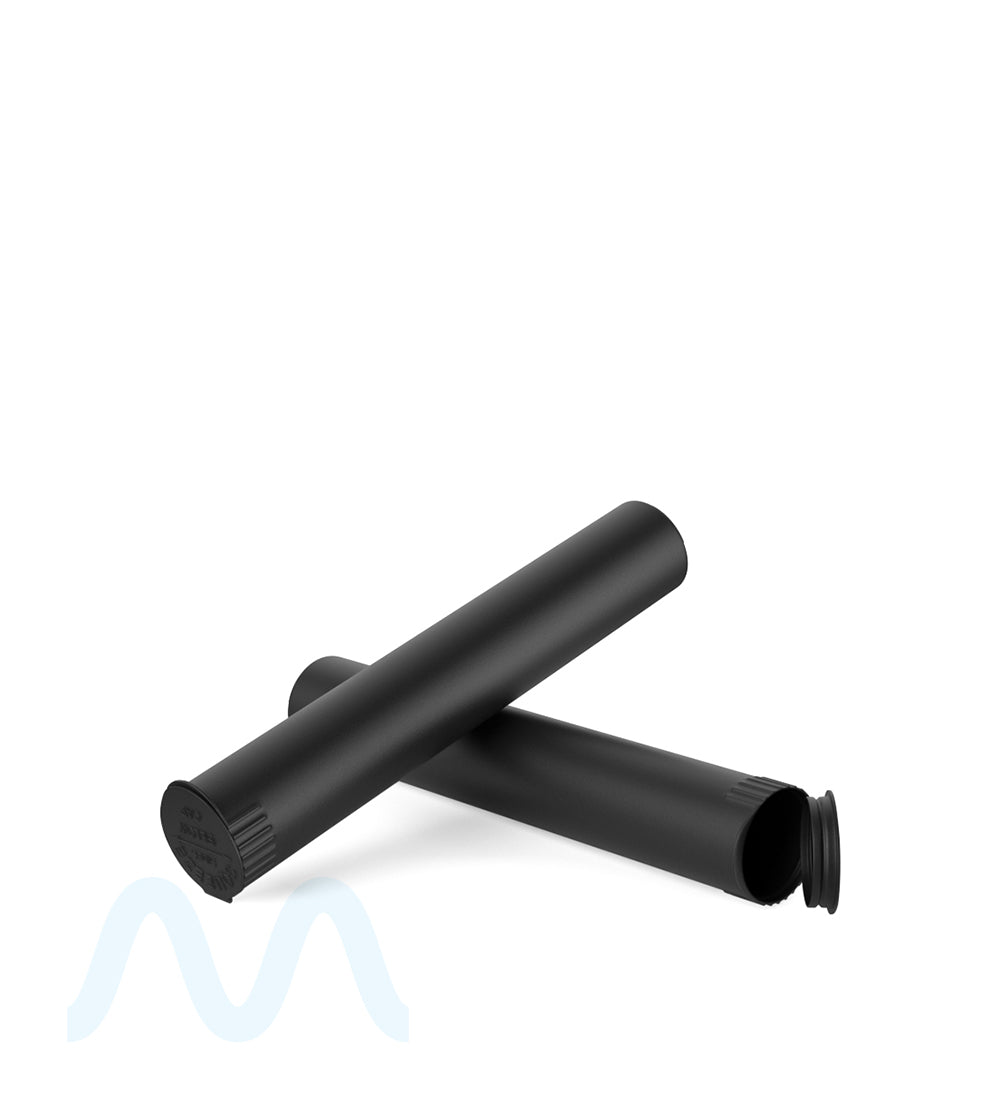 Child Resistant | King Size Pop Top Opaque Plastic PCR Pre - Roll Tubes | 116mm - Matte Black - 500 Count - 7