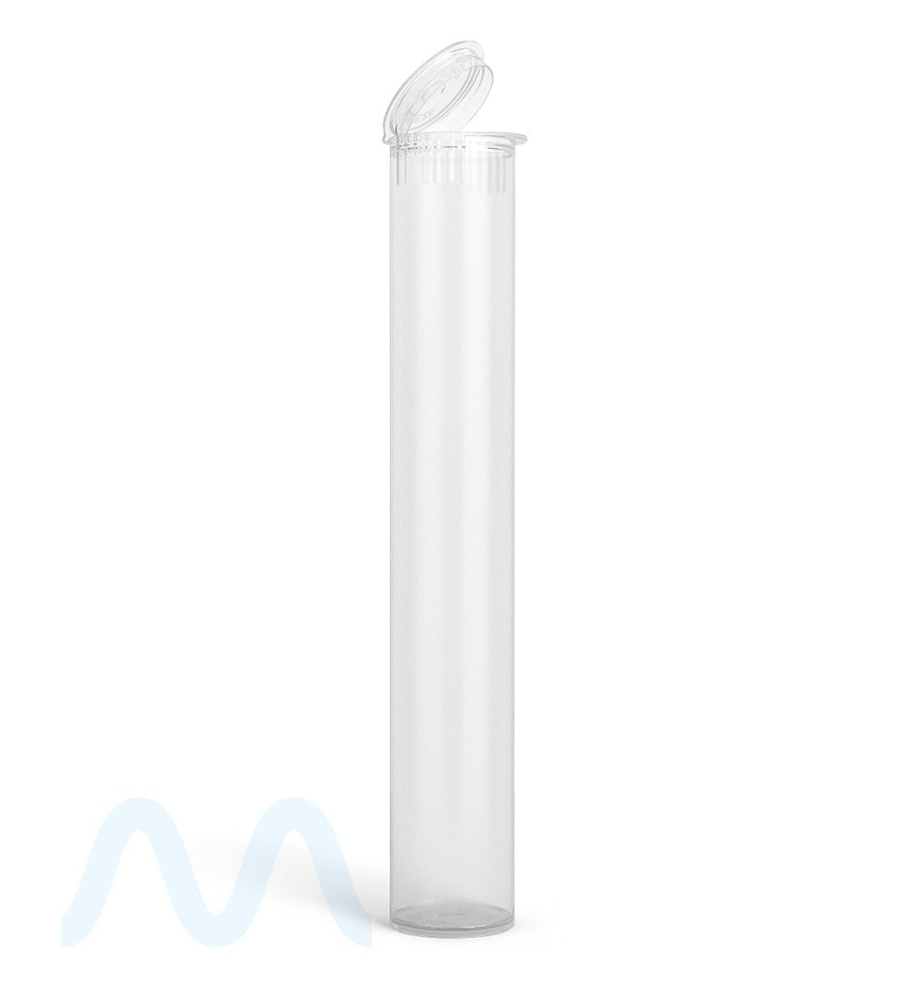 Child Resistant & Sustainable | 100% Biodegradable Pop Top Plastic Pre - Roll Tubes | 116mm - Clear - 1000 Count - 1