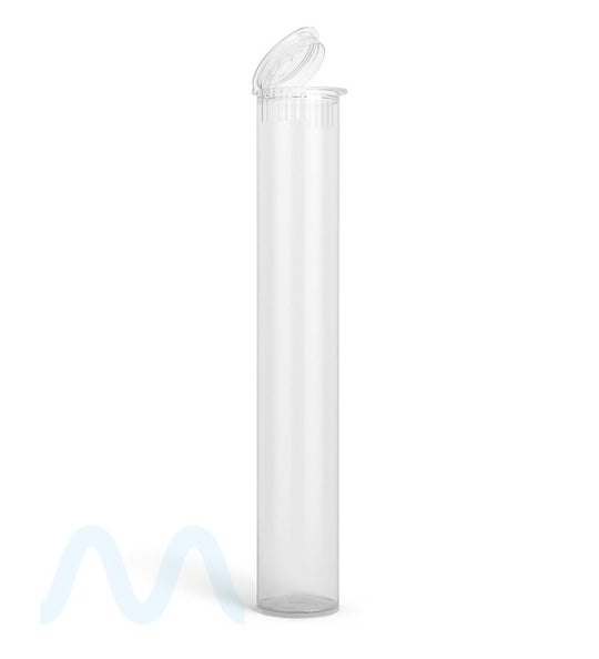 Child Resistant & Sustainable | 100% Biodegradable Pop Top Plastic Pre - Roll Tubes | 116mm - Clear - 1000 Count - 1