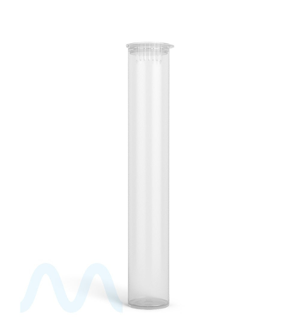 Child Resistant & Sustainable | 100% Biodegradable Pop Top Plastic Pre - Roll Tubes | 116mm - Clear - 1000 Count - 2