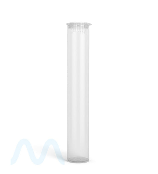 Child Resistant & Sustainable | 100% Biodegradable Pop Top Plastic Pre - Roll Tubes | 116mm - Clear - 1000 Count - 2