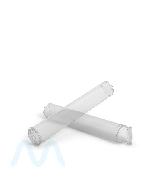 Child Resistant & Sustainable | 100% Biodegradable Pop Top Plastic Pre - Roll Tubes | 116mm - Clear - 1000 Count - 7