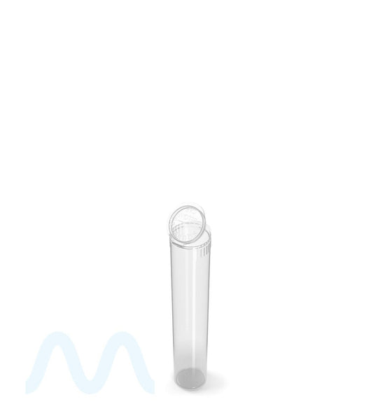 Child Resistant | Pop Top Plastic Pre - Roll Tubes | 70mm - Clear - 1000 Count - 7