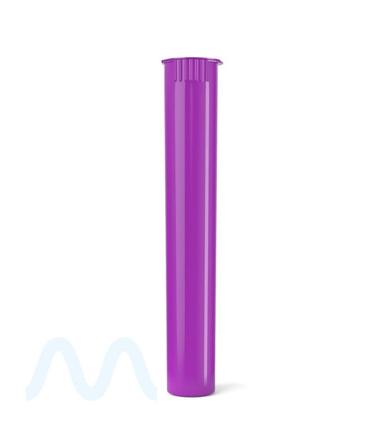 Child Resistant | King Size Pop Top Opaque Plastic Pre - Roll Tubes | 116mm - Purple - 1000 Count - 2