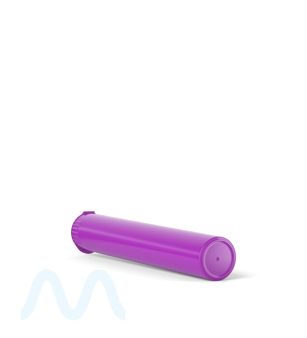 Child Resistant | King Size Pop Top Opaque Plastic Pre - Roll Tubes | 116mm - Purple - 1000 Count - 5