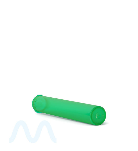 Child Resistant | King Size Pop Top Translucent Plastic Pre - Roll Tubes | 116mm - Green - 1000 Count - 4