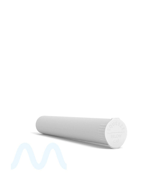 Child Resistant | King Size Pop Top Opaque Plastic PCR Pre - Roll Tubes (Open) | 116mm - White - 1000 Count - 3