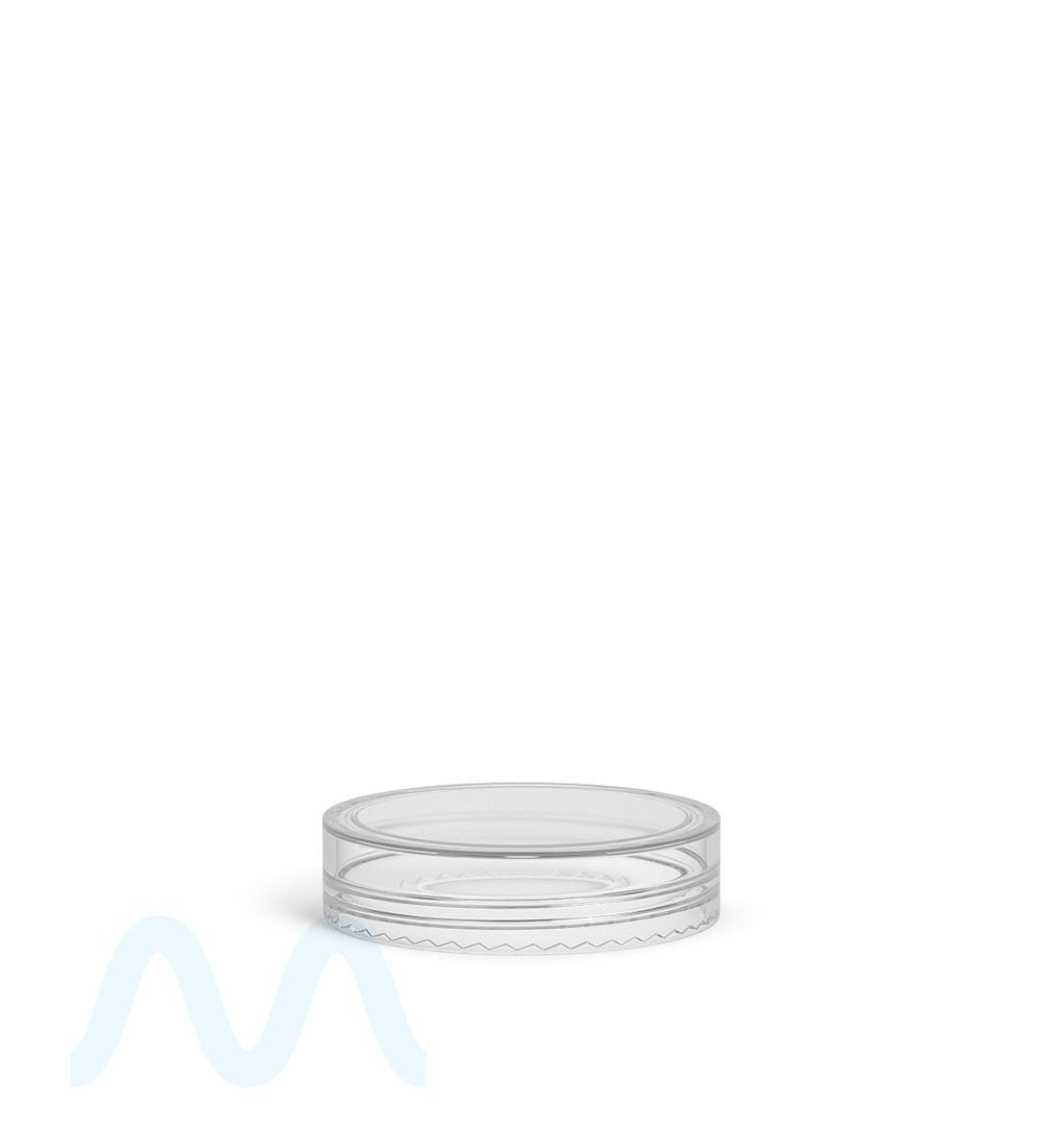 Clear Concentrate Containers w/ Screw Top Cap & White Silicone Insert | 10mL - Plastic - 100 Count - 6