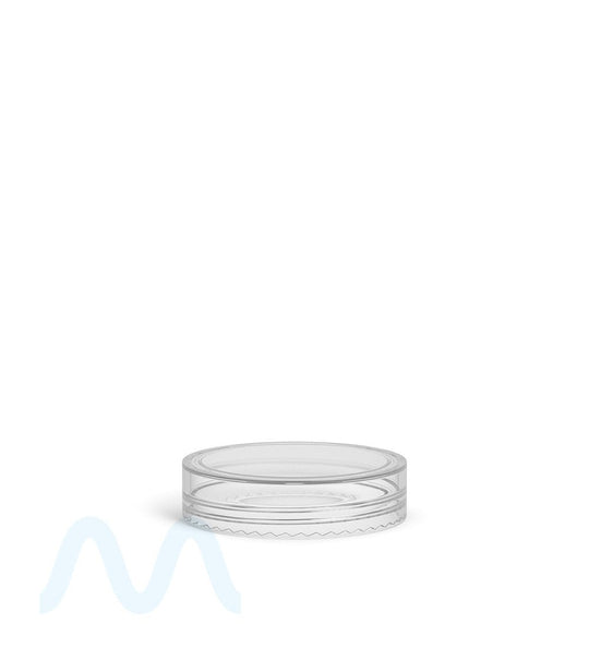 Clear Concentrate Containers w/ Screw Top Cap & White Silicone Insert | 10mL - Plastic - 100 Count - 6