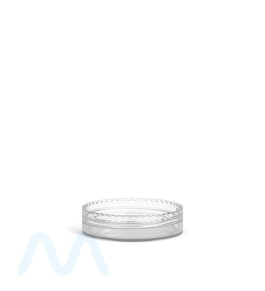 Clear Concentrate Containers w/ Screw Top Cap & White Silicone Insert | 10mL - Plastic - 100 Count - 7