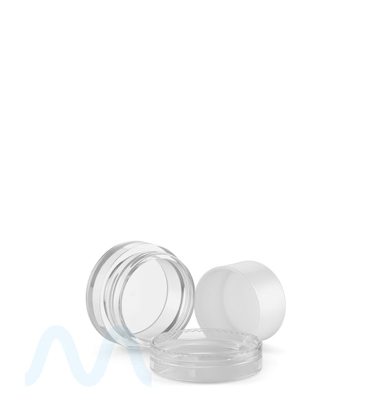 Clear Concentrate Containers w/ Screw Top Cap & White Silicone Insert | 5mL - Plastic - 100 Count - 13