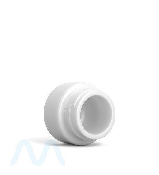 Child Resistant | Glossy White Glass Concentrate Containers w/ Cap | 29mm - 5mL - 504 Count - 3