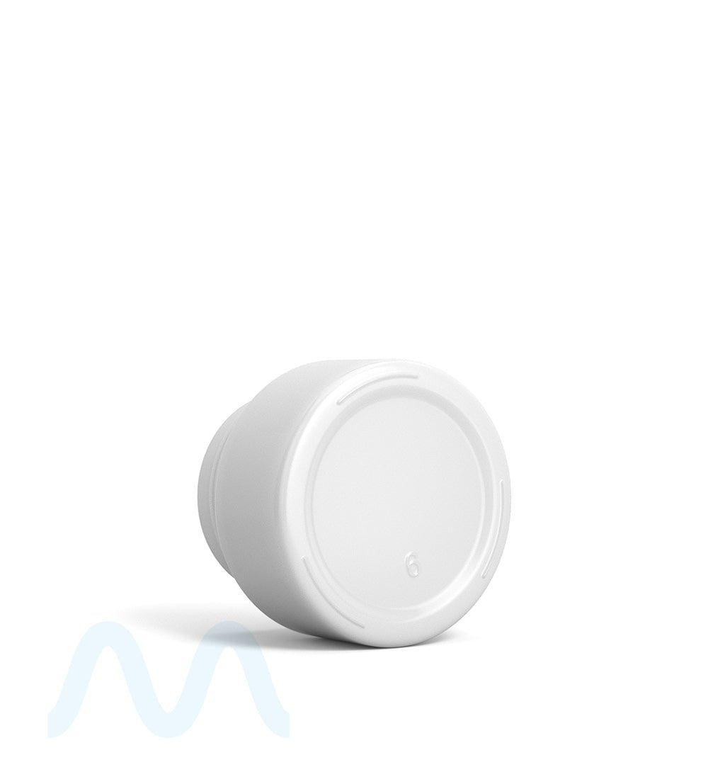 Child Resistant | Glossy White Glass Concentrate Containers w/ Cap | 29mm - 5mL - 504 Count - 4