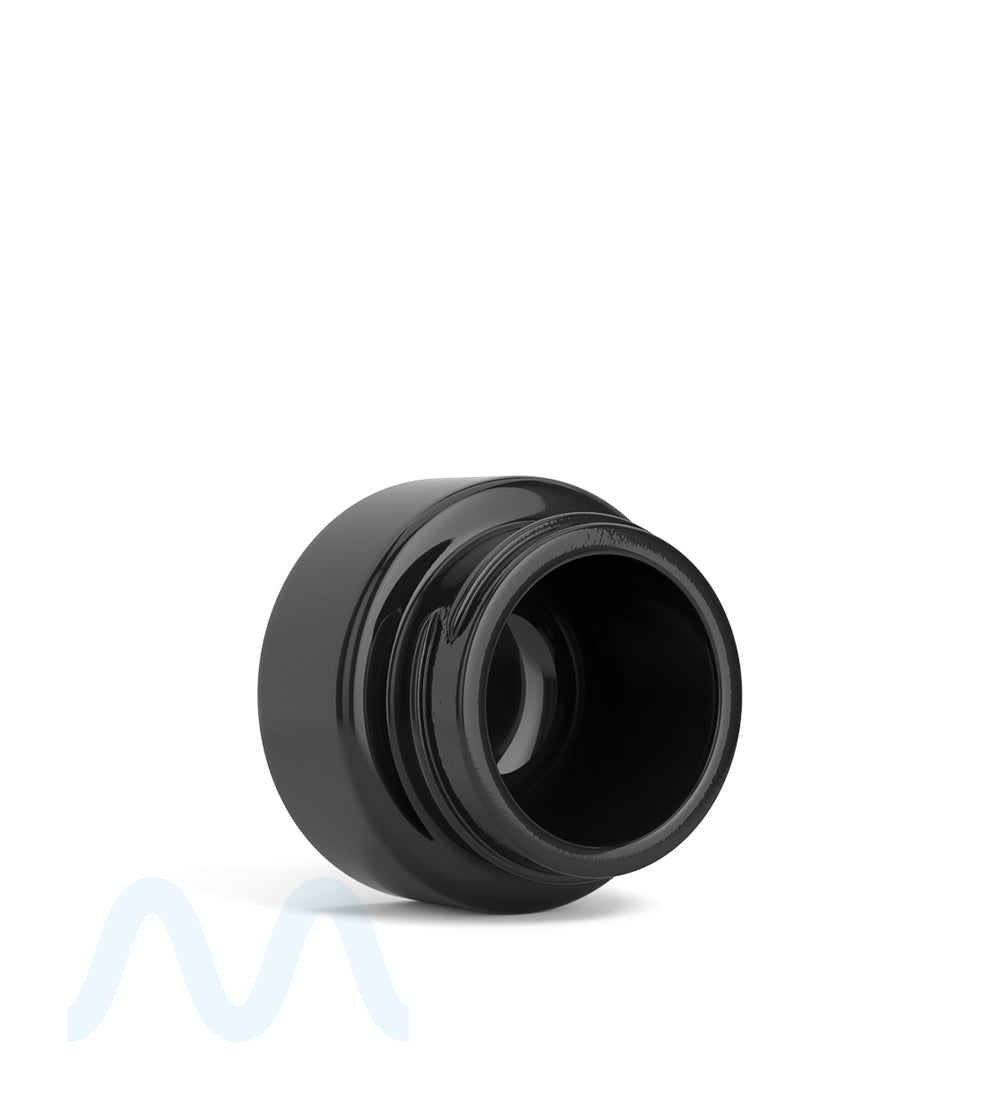 Child Resistant | Glossy Black Glass Concentrate Containers w/ Cap | 32mm - 9mL - 320 Count - 3