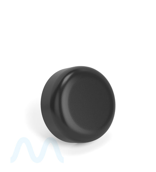 Child Resistant | Smooth Push Down & Turn Plastic Caps w/ Foam Liner | 38mm - Semi Gloss Black - 320 Count - 3