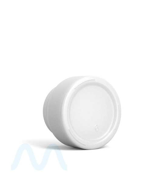 Child Resistant | Glossy White Glass Concentrate Containers w/ Cap | 32mm - 9mL - 320 Count - 4