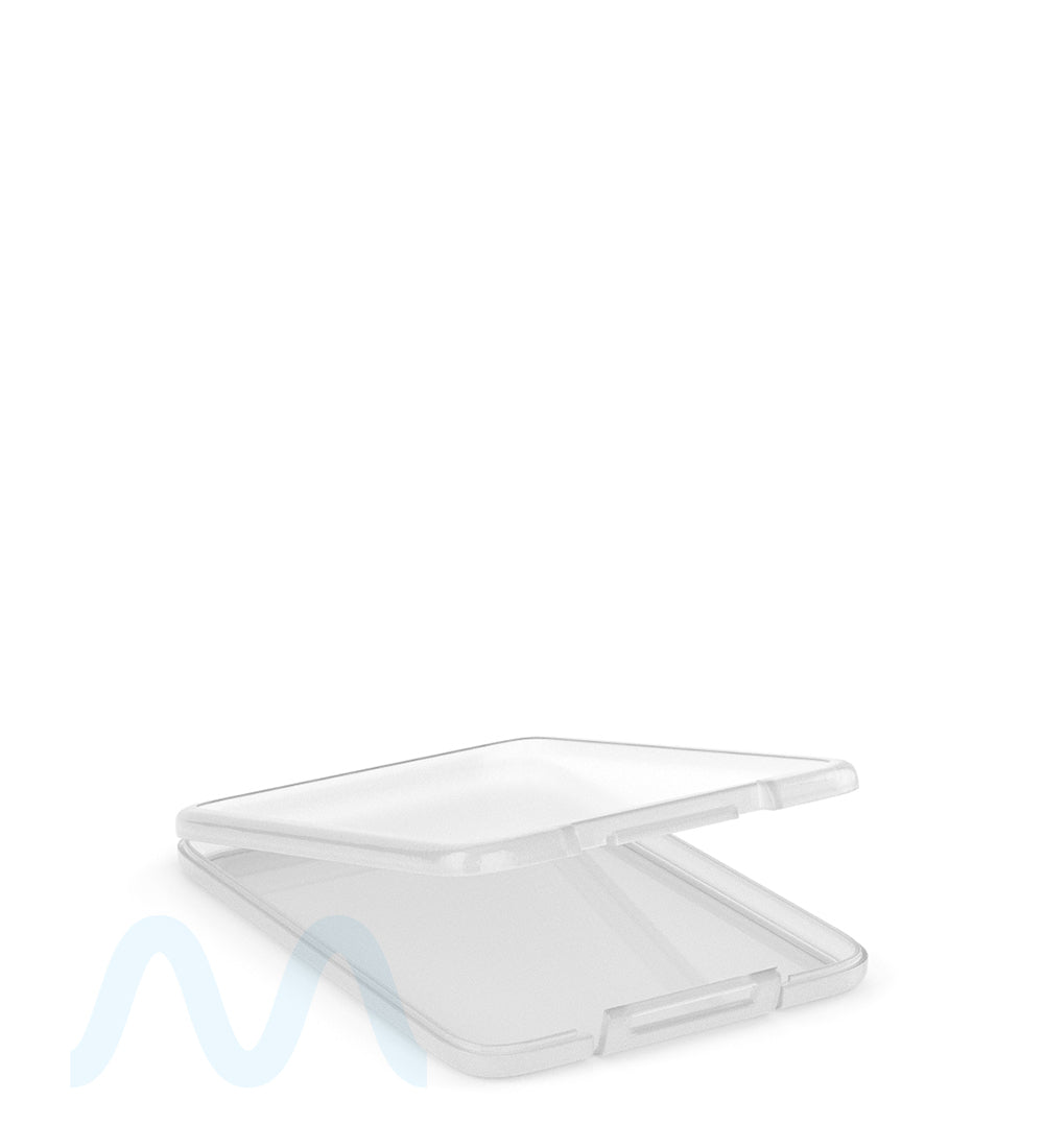 Hinged Lid Slim Shatter Container | 4.5 mm - Clear Plastic - 1000 Count - 3