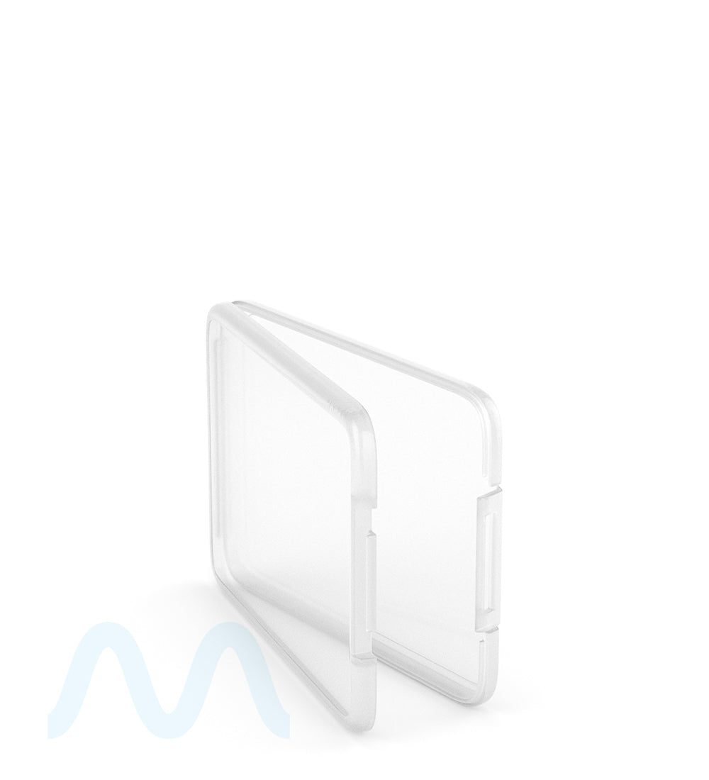 Hinged Lid Slim Shatter Container | 4.5 mm - Clear Plastic - 1000 Count - 4