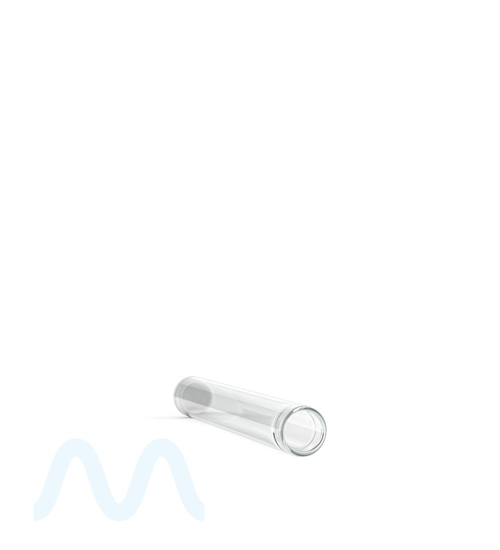 Buttonless Vape Cartridge Tube w/ White Cap | 86mm - Clear Plastic - 500 Count - 4