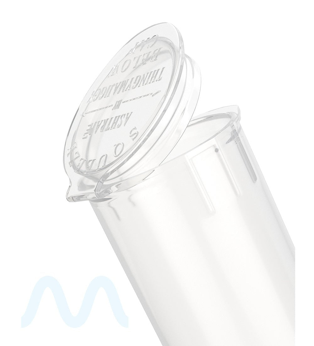 THINGYMAJIGGY | Ash - Trapping Pre - Roll Storage Tube | 125mm - Clear - 400 Count - 8