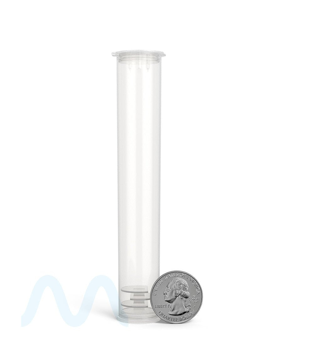 THINGYMAJIGGY | Ash - Trapping Pre - Roll Storage Tube | 125mm - Clear - 400 Count - 10