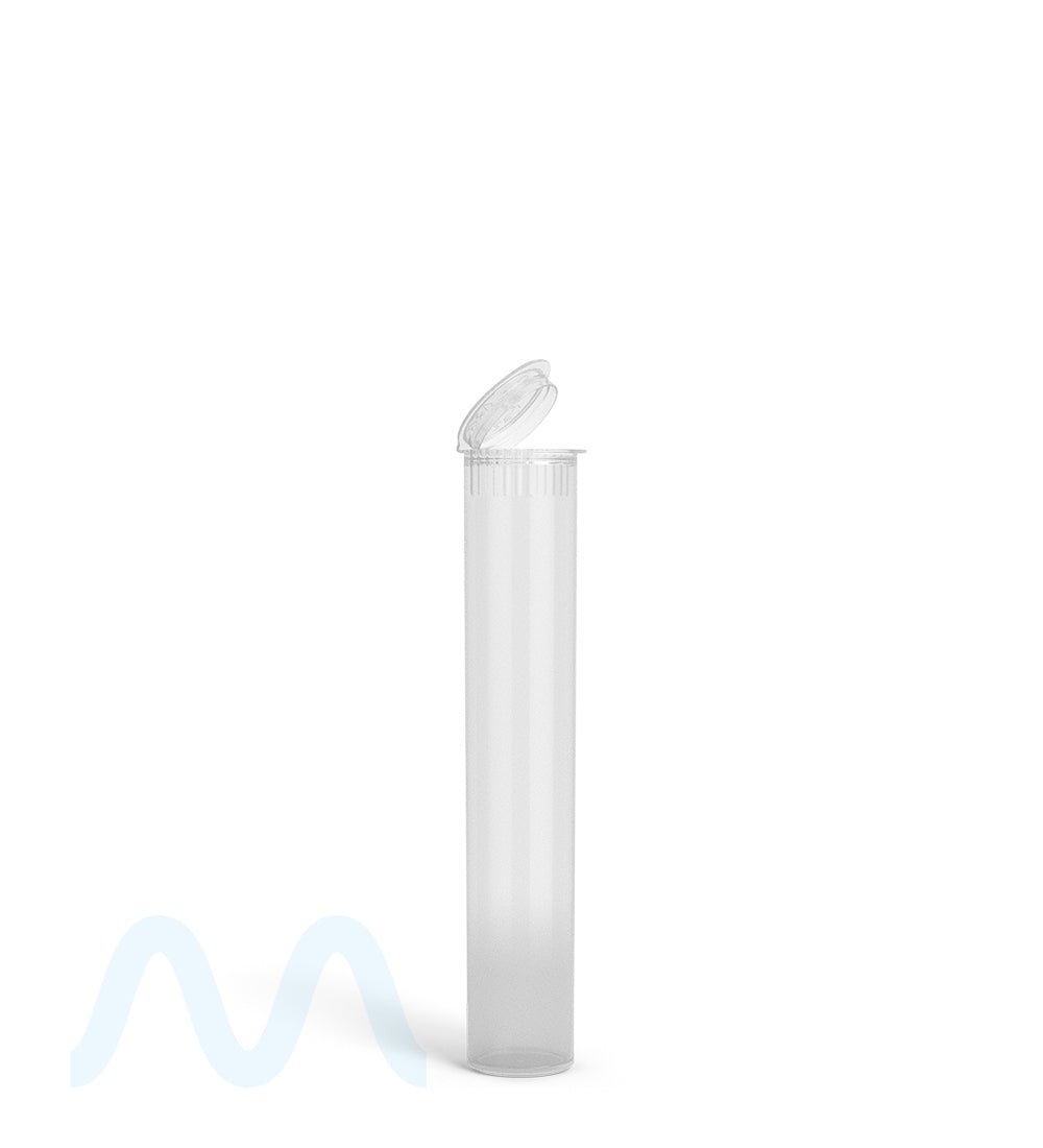 Child Resistant | Pop Top Vape Cartridge Tube | 80mm - Clear - 1000 Count - 1