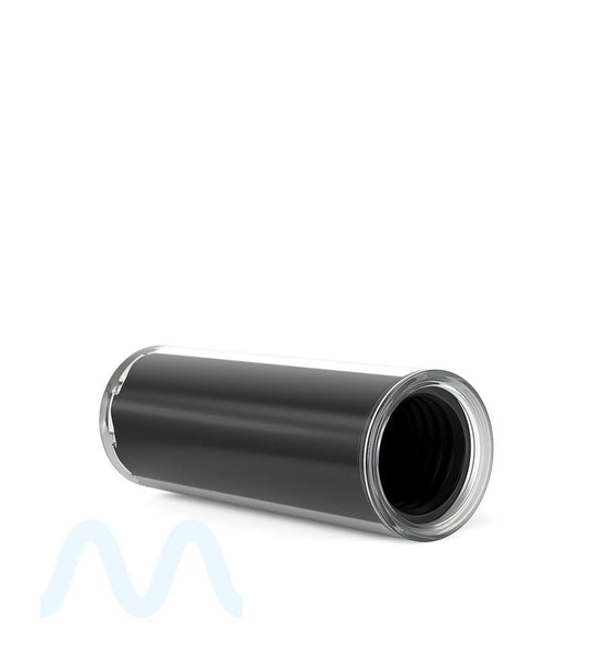 Child Resistant | Vape Cartridge Tube w/ Black Plastic Insert | 80mm - Black - 100 Count - 9