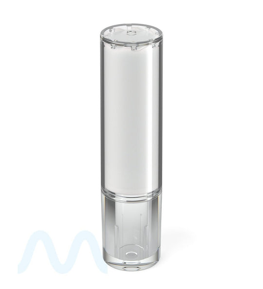 Child Resistant | Vape Cartridge Tube w/ White Plastic Insert | 80mm - White - 100 Count - 5