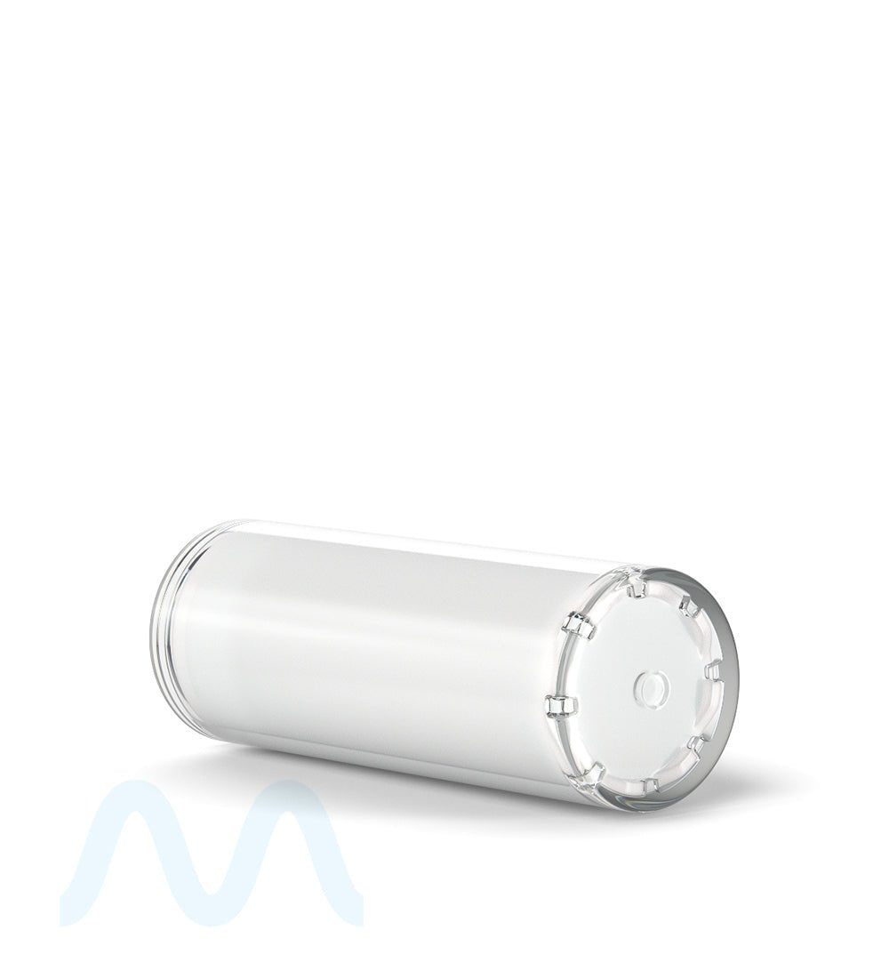 Child Resistant | Vape Cartridge Tube w/ White Plastic Insert | 80mm - White - 100 Count - 8