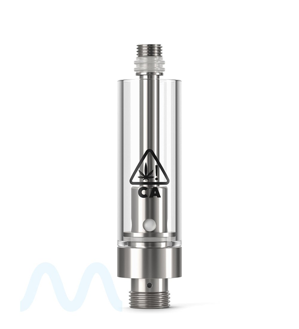 AVD California Universal Symbol | Glass Vape Cartridge with 2mm Aperture | 1mL - Screw On - 1200 Count - 1